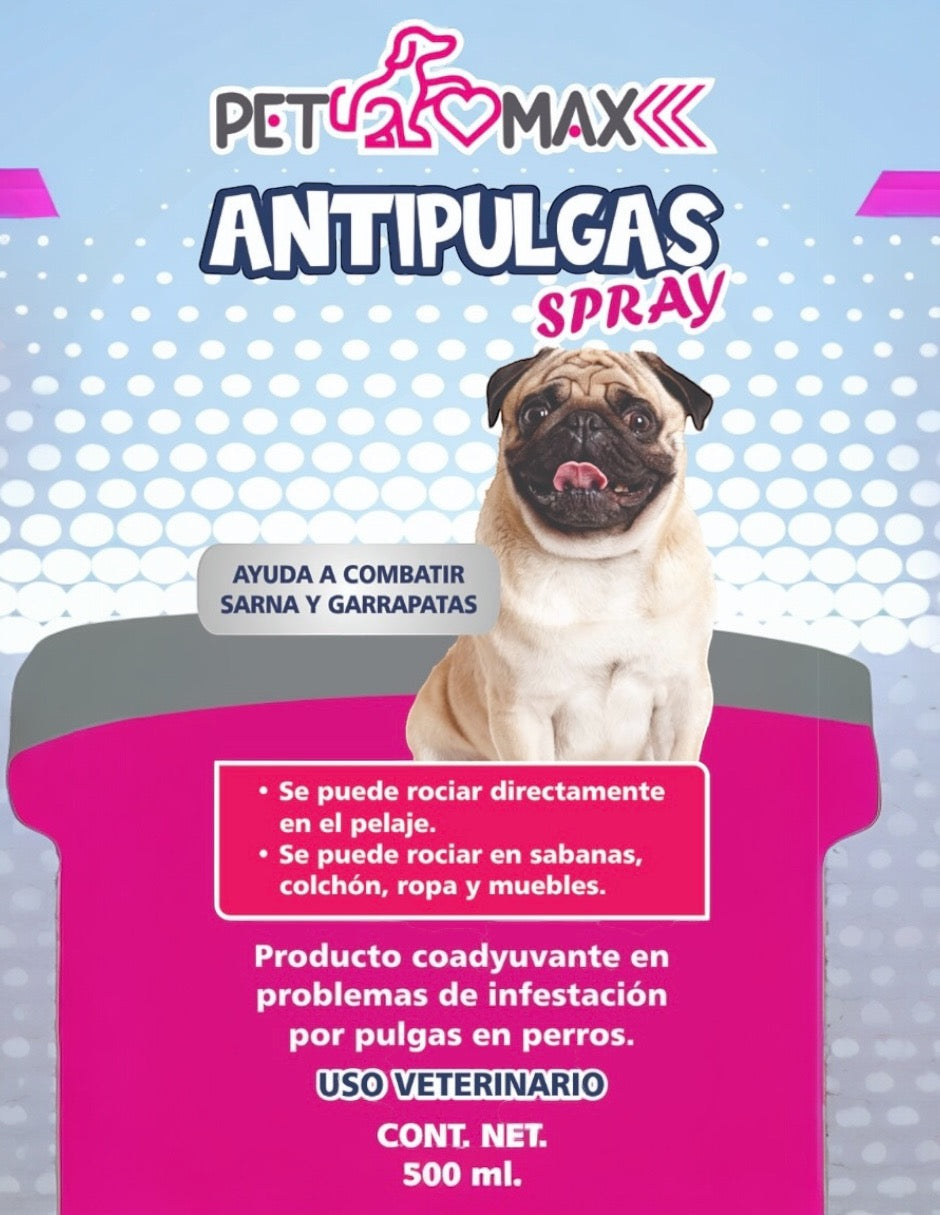 Spray Anti Pulgas Petmax 500 Ml