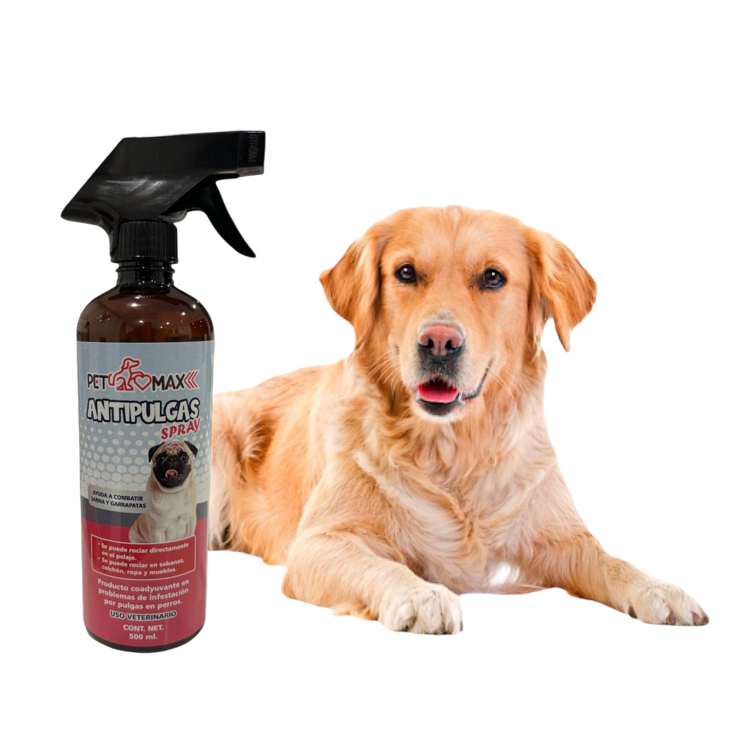 Spray Anti Pulgas Petmax 500 Ml