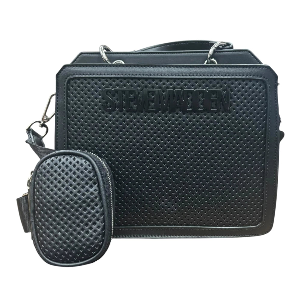 Bolsa Shoulder Bevelyn PERF Steve Madden color negro