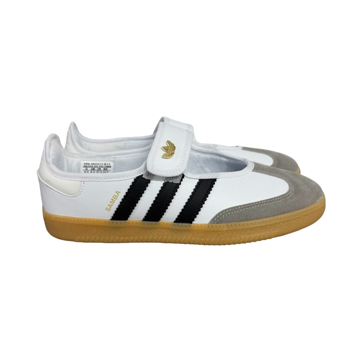 Tenis Zapatilla Adidas Samba Jane Dama Blanco