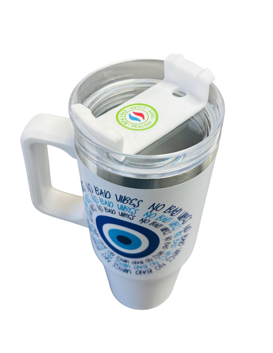 Termo Color Blanco Ojo Turco One Edition 887 Mililitros