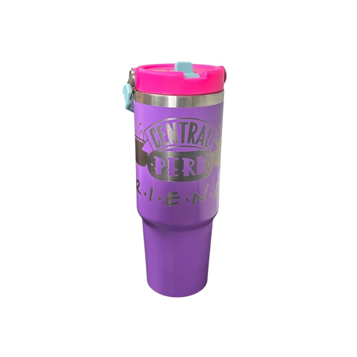 Termo De Acero Inoxidable Friends Collection Con Tapa De Rosca 887 Ml