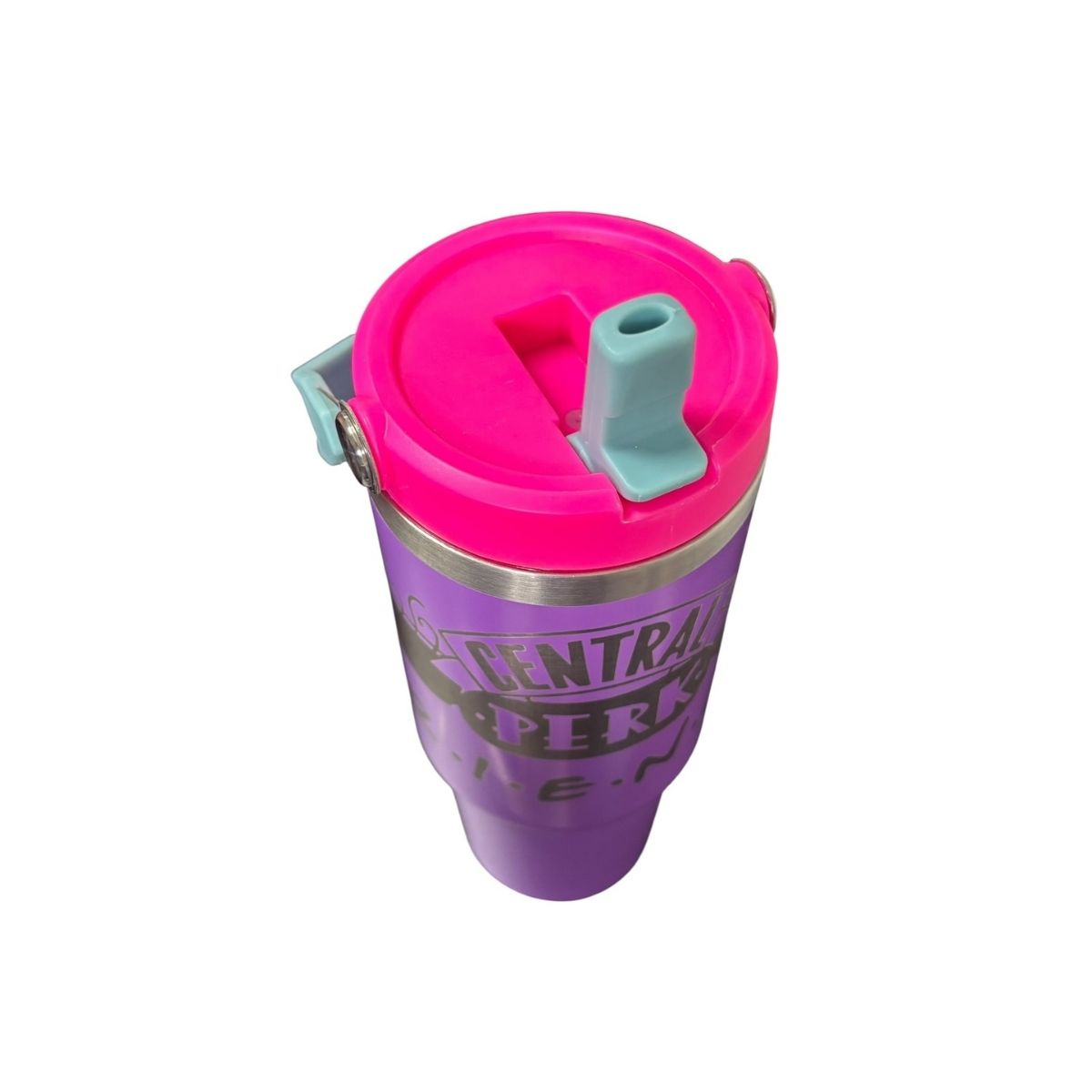 Termo De Acero Inoxidable Friends Collection Con Tapa De Rosca 887 Ml