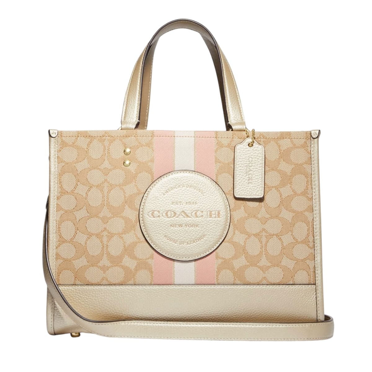Bolsa Coach Dempsey Color Beige