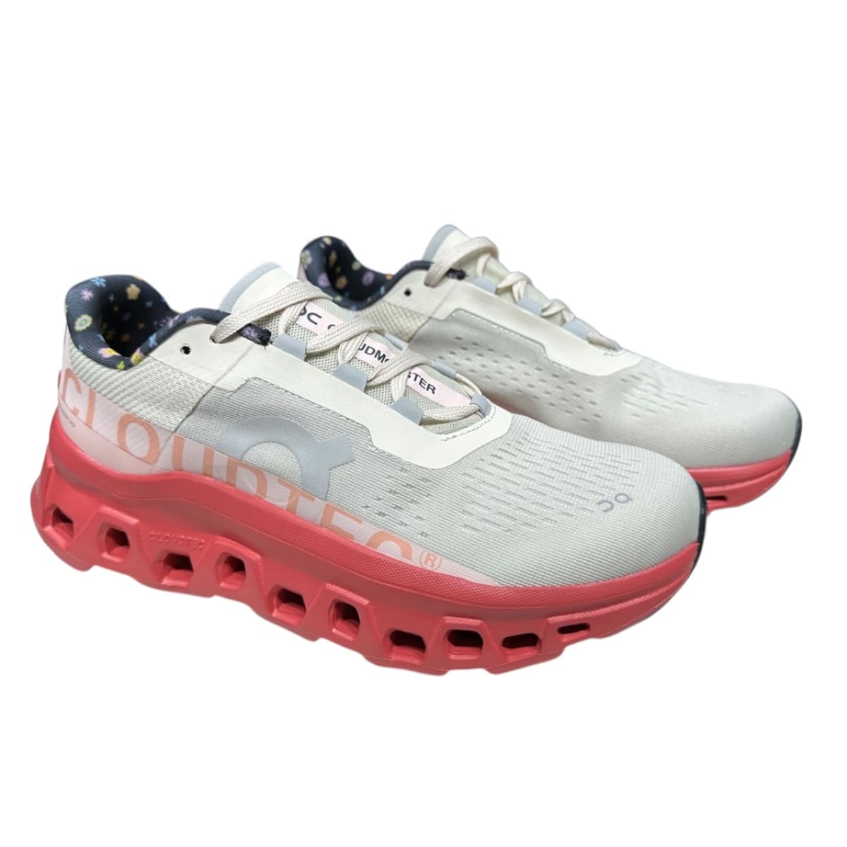 Tenis Cloudmonster Blanco Rosa On