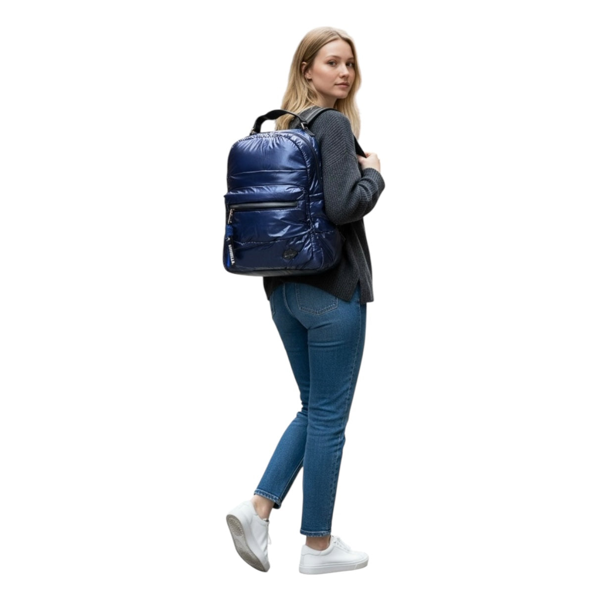 Mochila Luxo Brand Unibella Color Azul