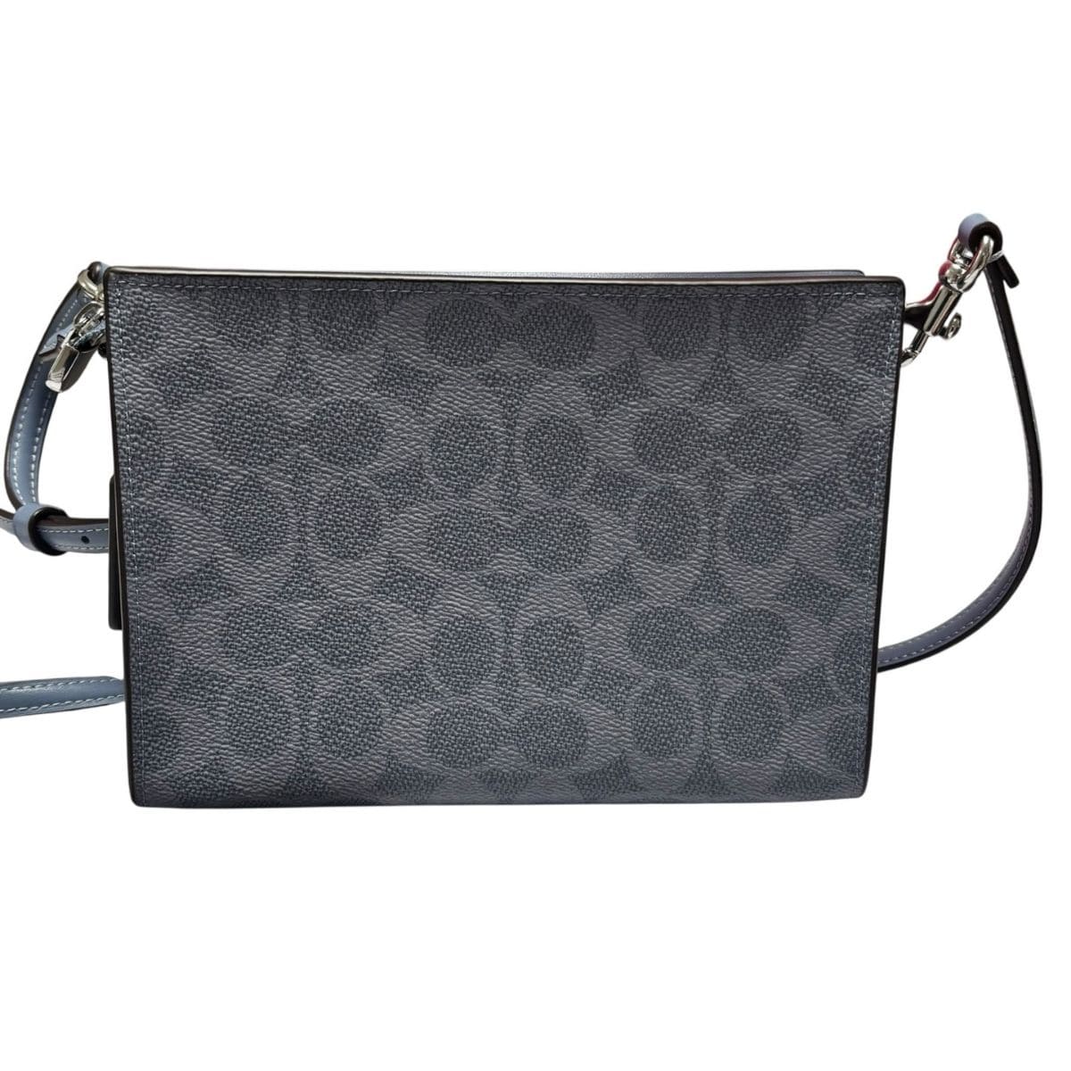 Bolsa Crossbody Coach Color Azul Grey