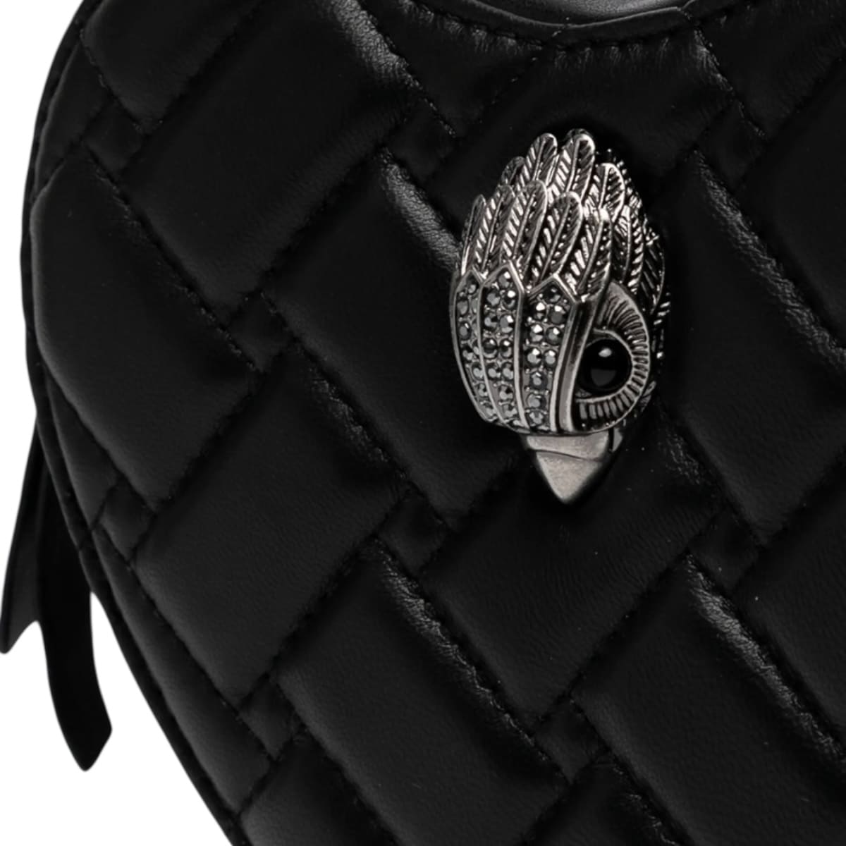 Bolsa Crossbody Kurt Geiger Kensington Heart Negro