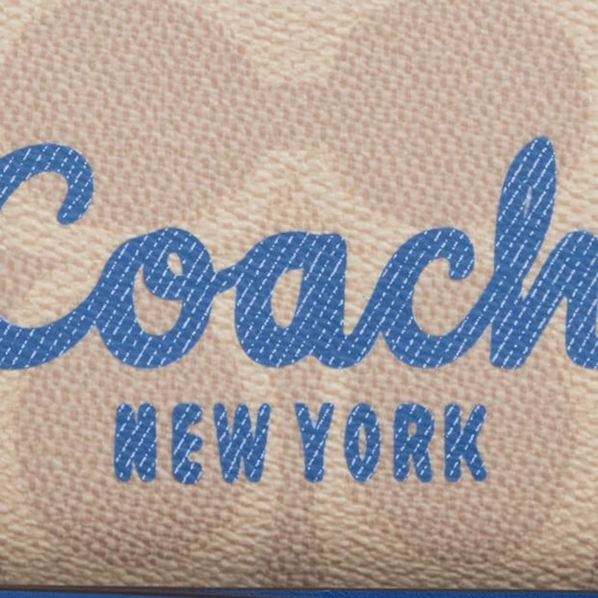 Cartera Coach Beige