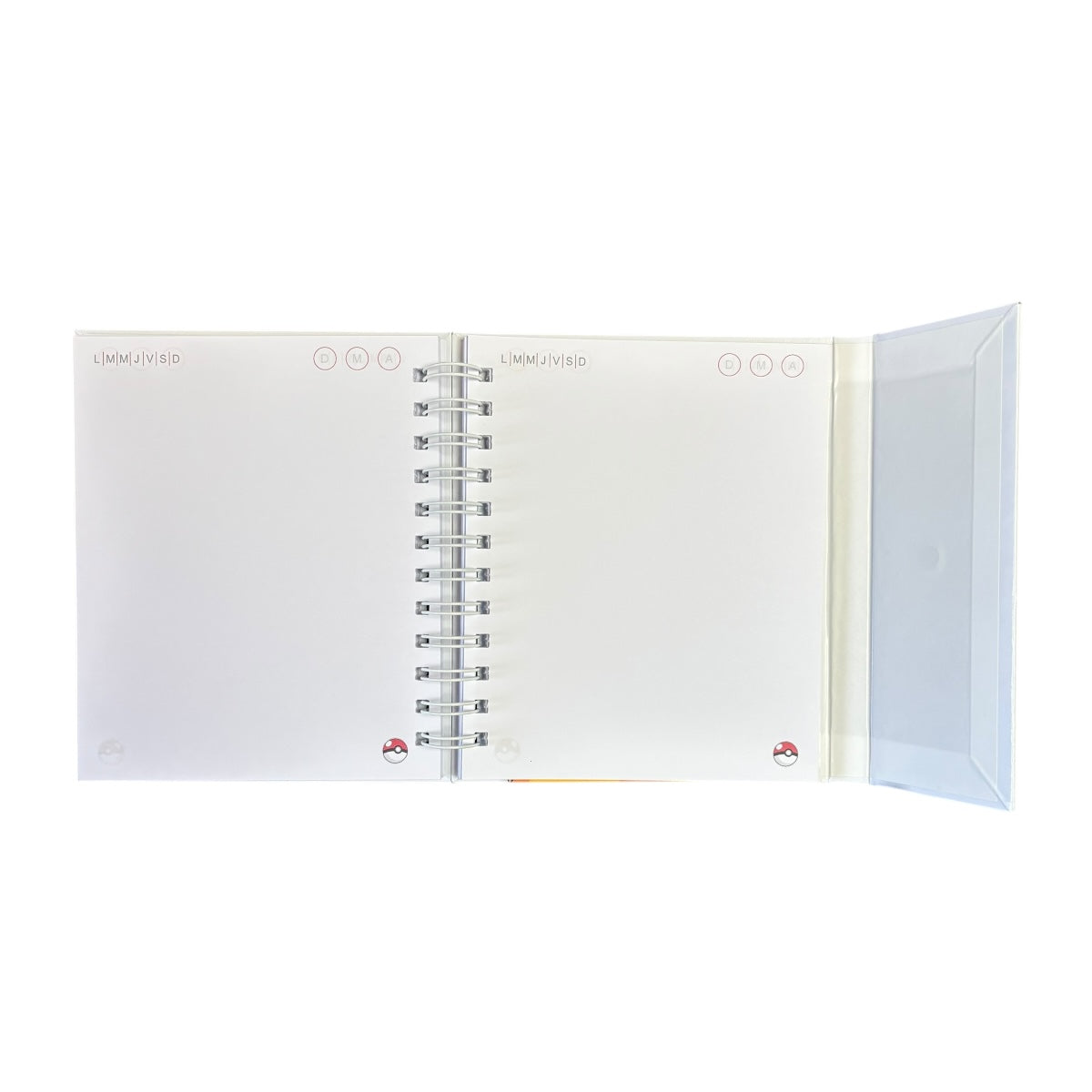 Libreta Luxo Mx Pikachu Color Blanco