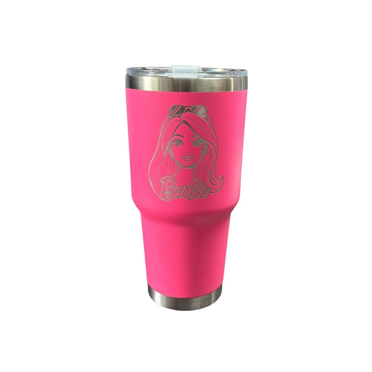 Termo de acero inoxidable Barbie Collection color fucsia de 887 ml sin BPA