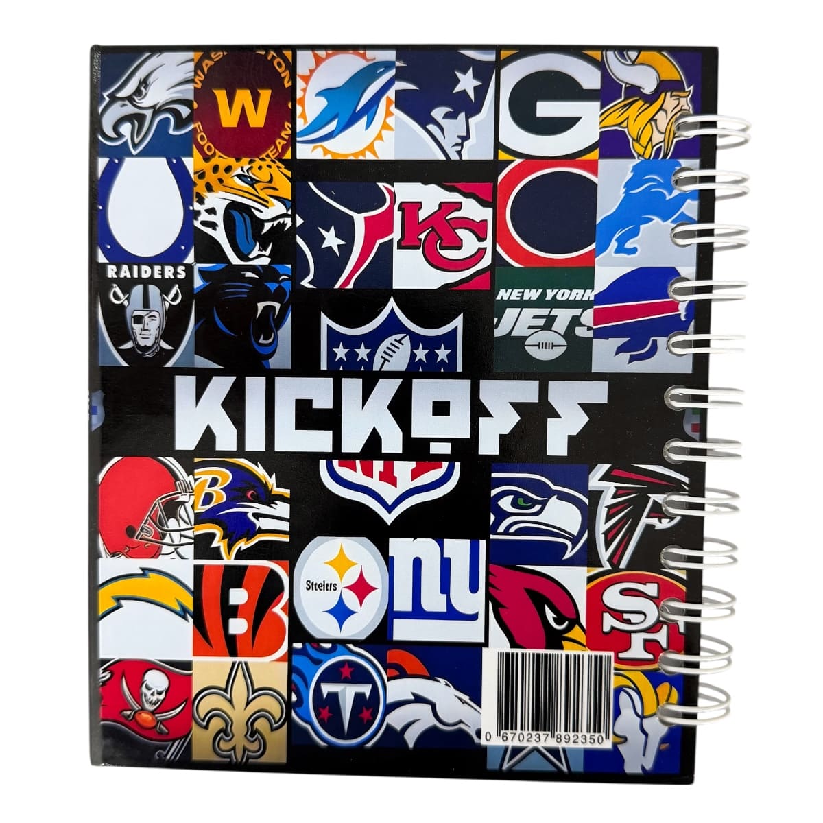 Libreta Tapa Dura Futbol Americano