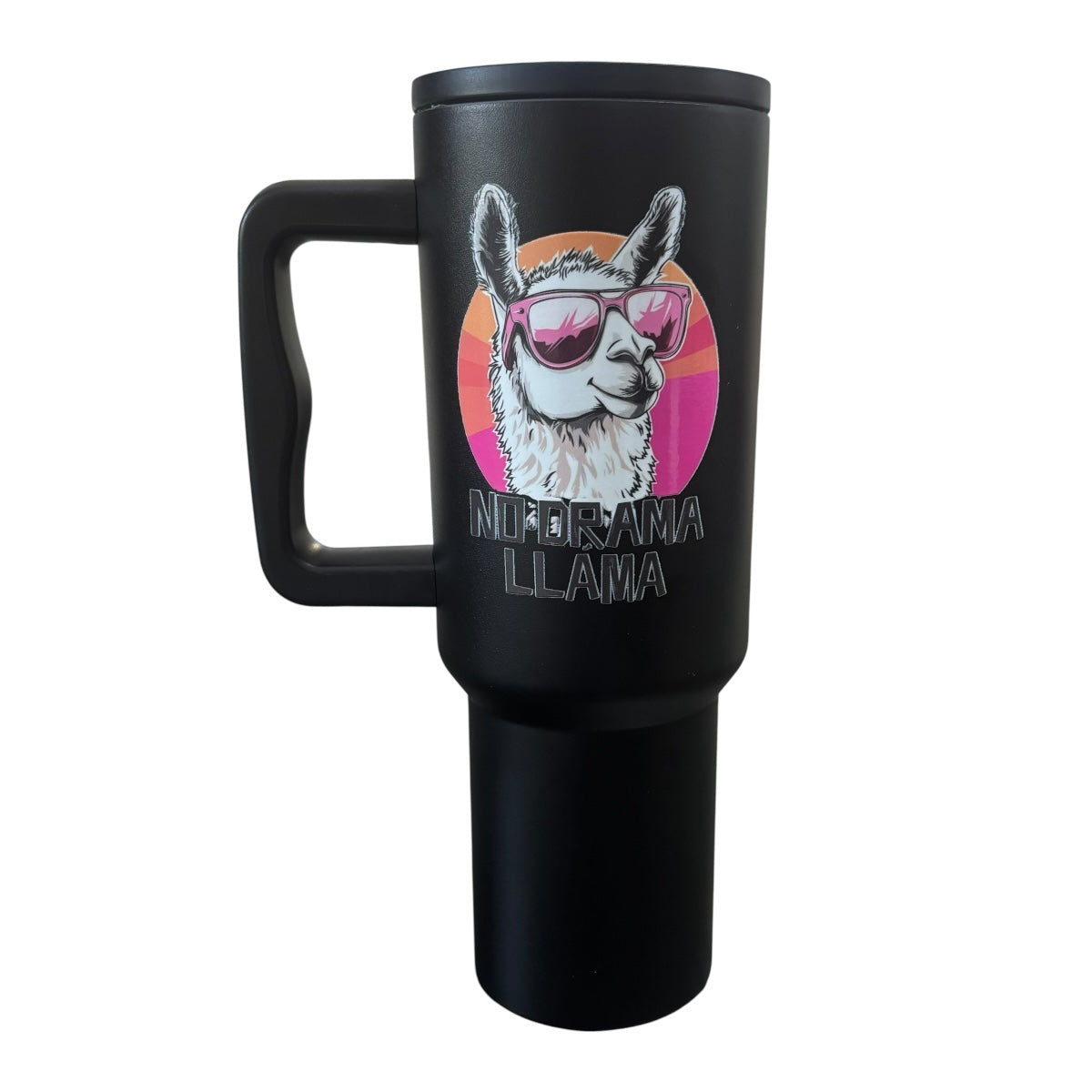 Termo De Acero Inoxidable Macarena Brand Color Negro Llama 1.2 Litros