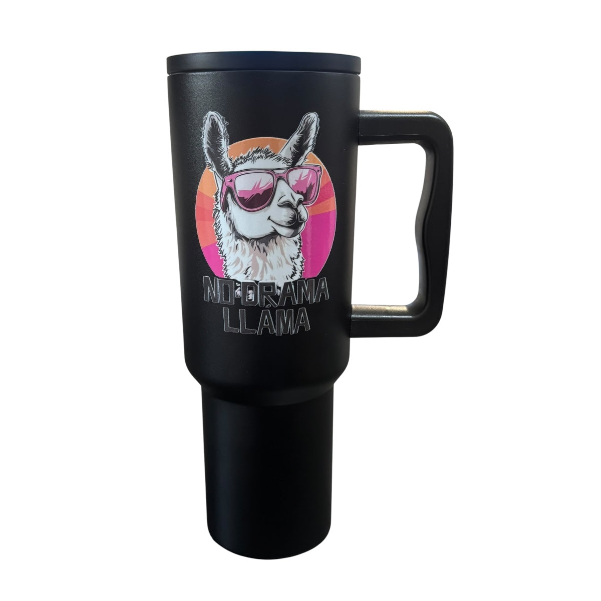 Termo De Acero Inoxidable Macarena Brand Color Negro Llama 1.2 Litros