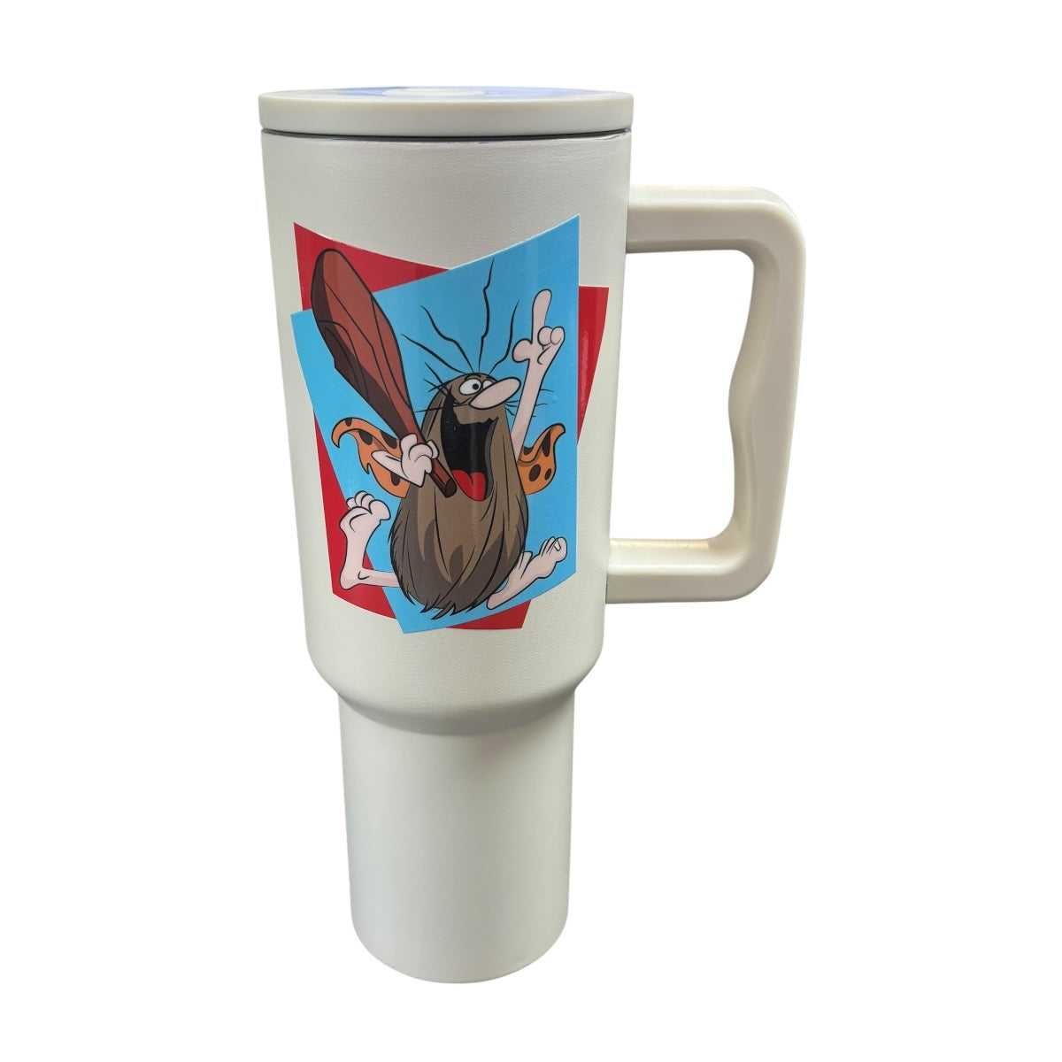 Termo De Acero Inoxidable Macarena Brand Color Blanco Mate Captain Caveman 1.2 Litros