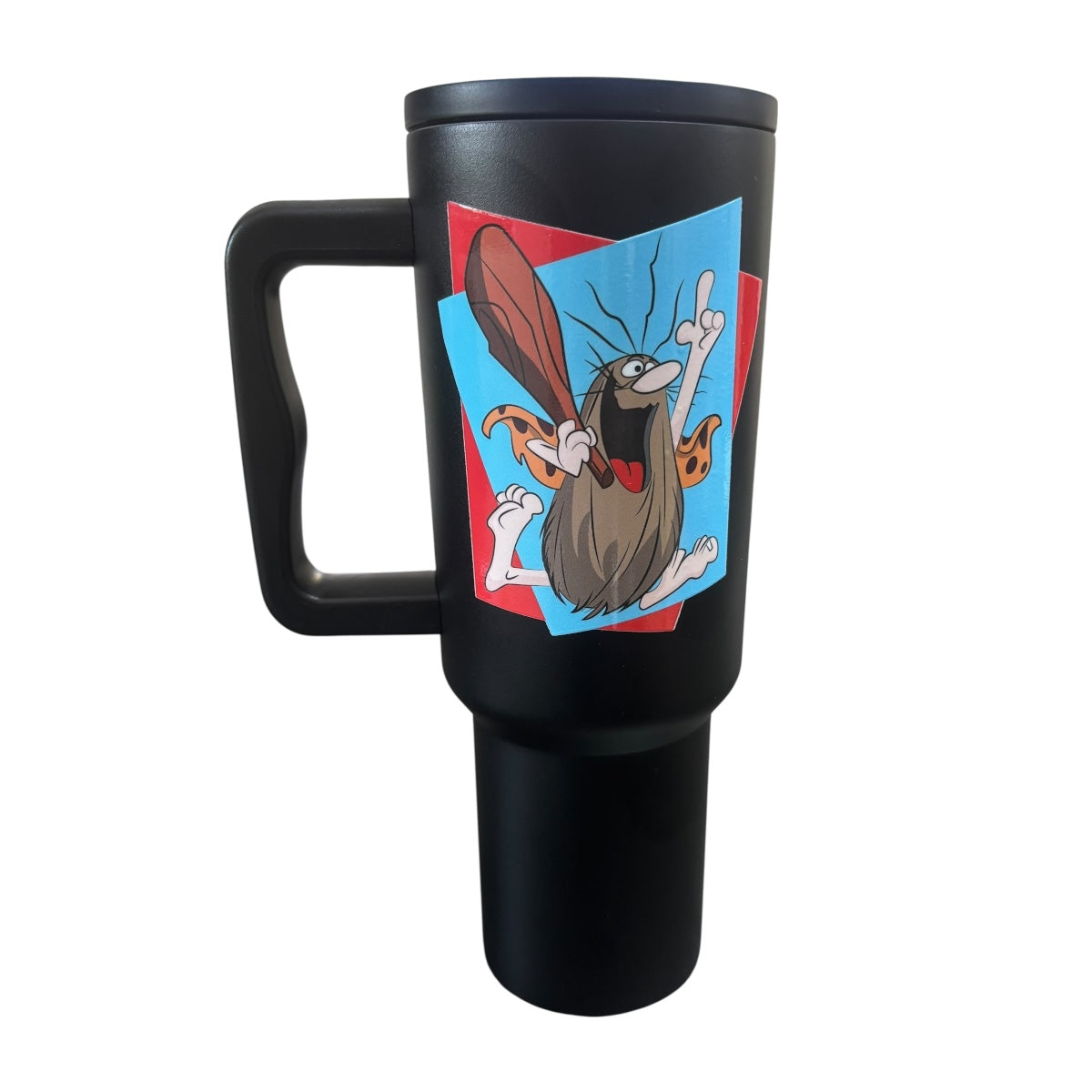 Termo De Acero Inoxidable Macarena Brand Color Negro Captain Caveman 1.2 Litros