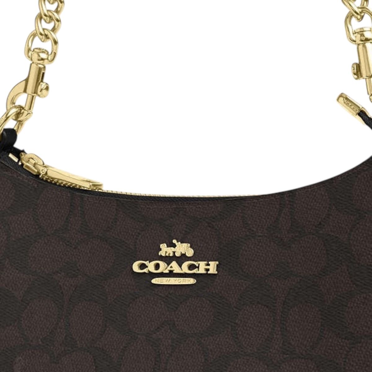 Bolsa Crossbody Coach Color Marrón Mini Darcie Carrials