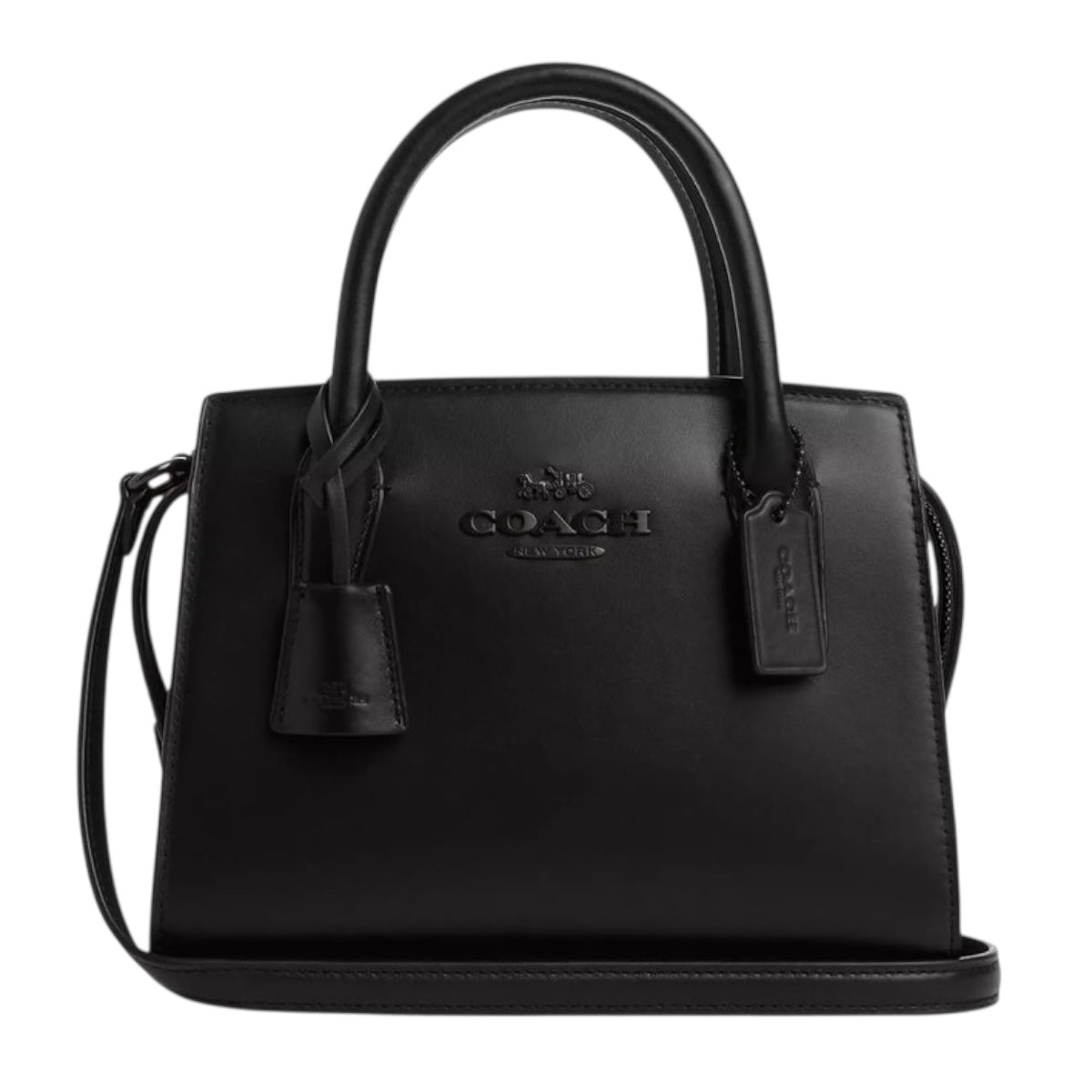Bolsa Tote Bandolera Coach Color Negro Andrea