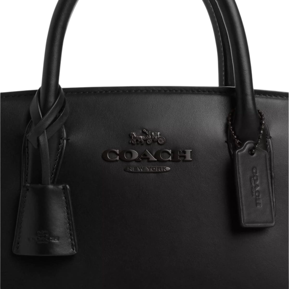 Bolsa Tote Bandolera Coach Color Negro Andrea