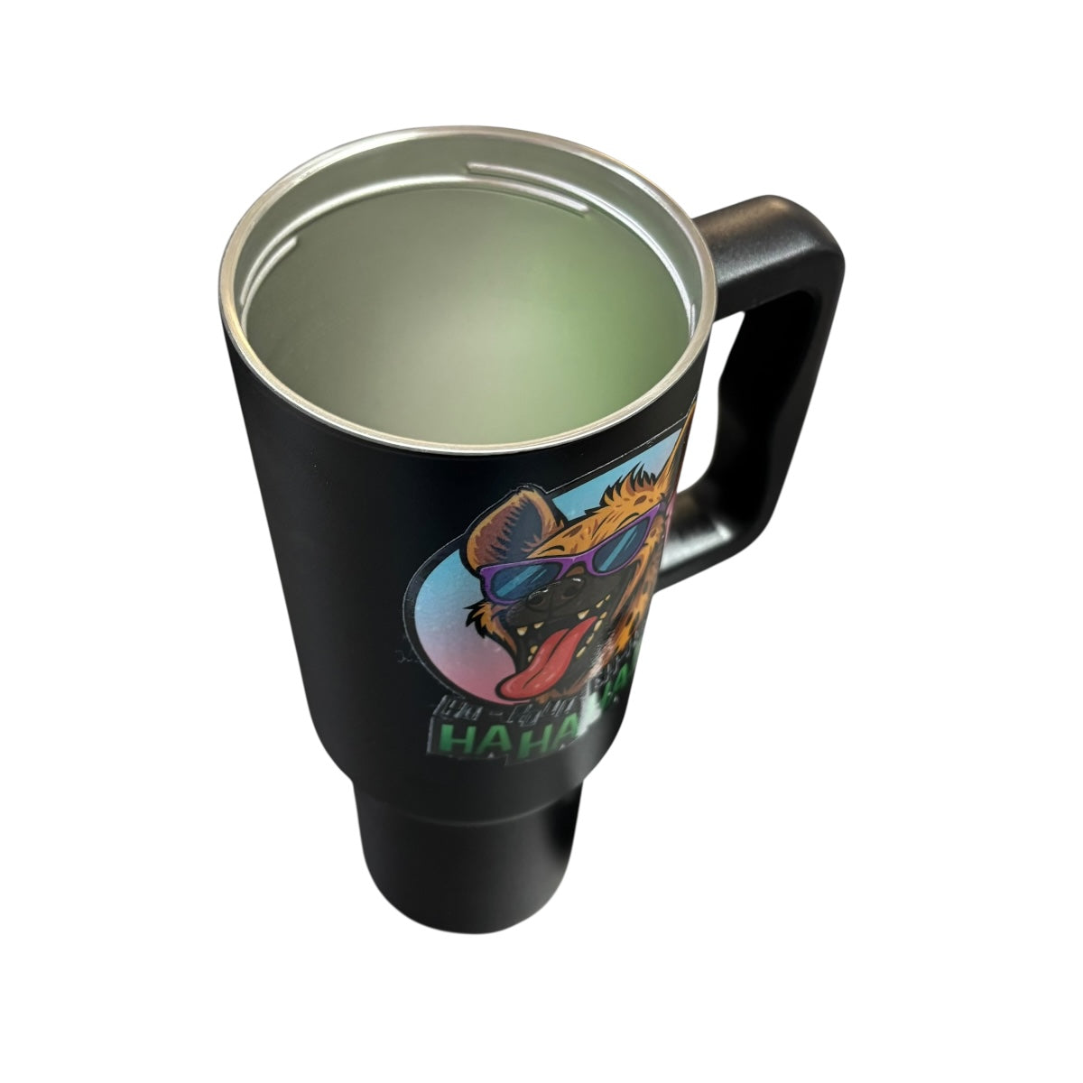 Termo De Acero Inoxidable Macarena Brand Color Negro Hiena 1.2 Litros