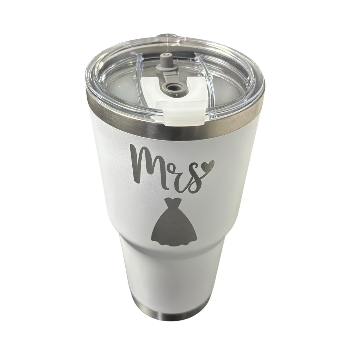 Set De 2 Termos De Acero Inoxidable Macarena Brand Mr Y Ms Color Negro Y Blanco 887 Mililitros