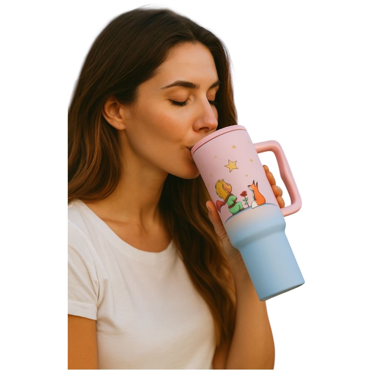 Termo De Acero Inoxidable Macarena Brand Multicolor Mate 1.2 Litros