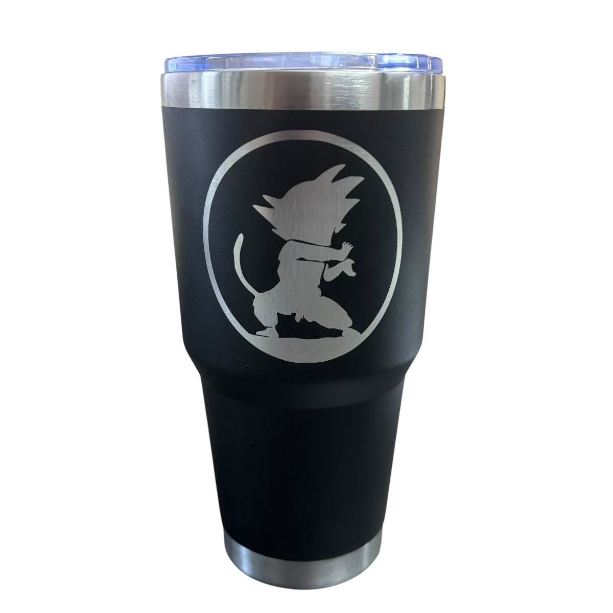 Termo De Acero Inoxidable Macarena Brand Color Negro Goku 887 Mililitros