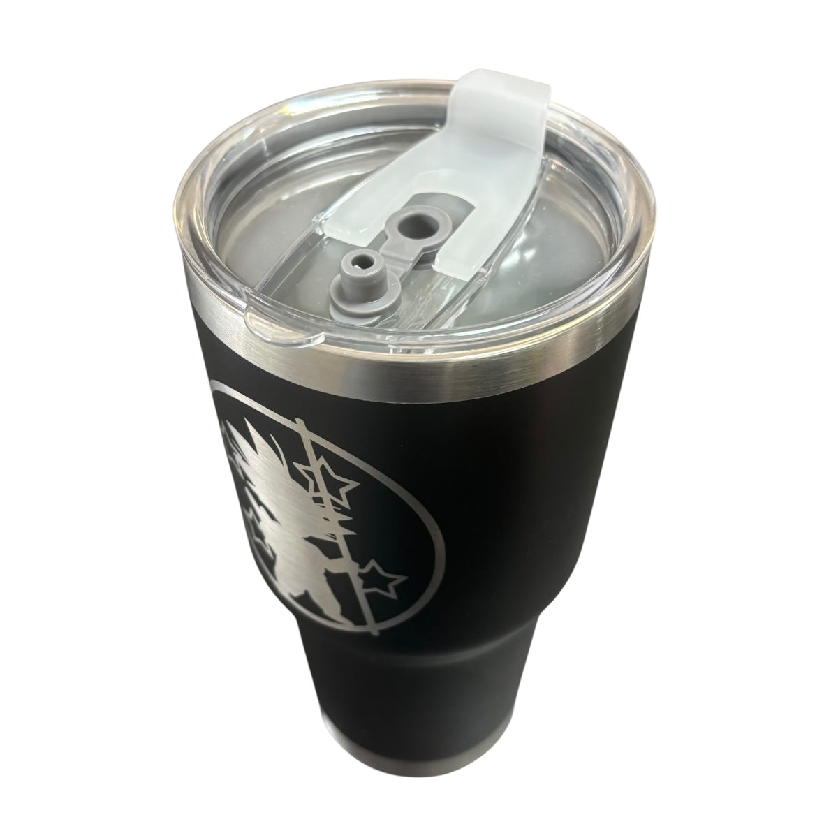 Termo De Acero Inoxidable Macarena Brand Color Negro Goku II 887 Mililitros