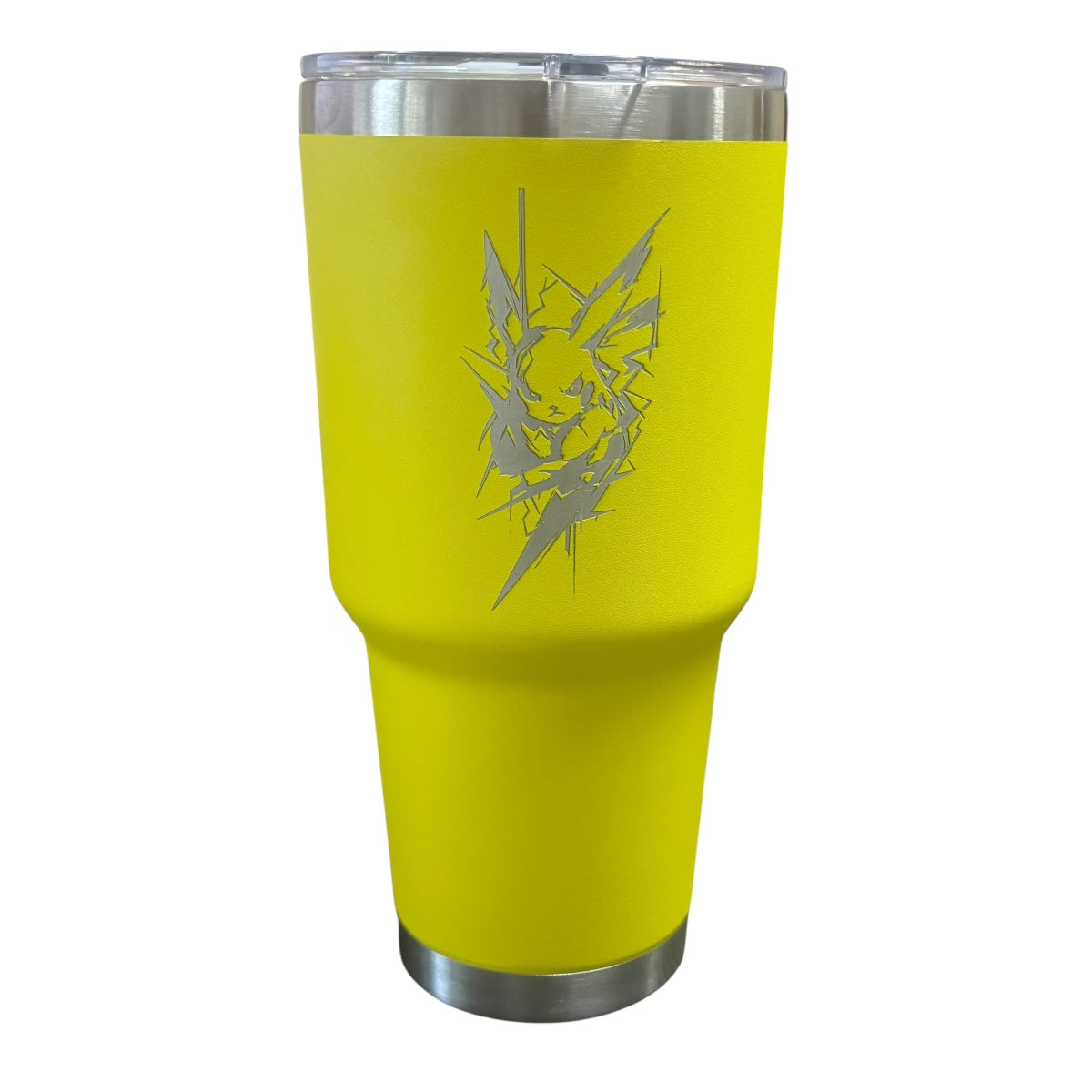 Termo De Acero Inoxidable Macarena Brand Color Amarillo Pikachu 887 Mililitros