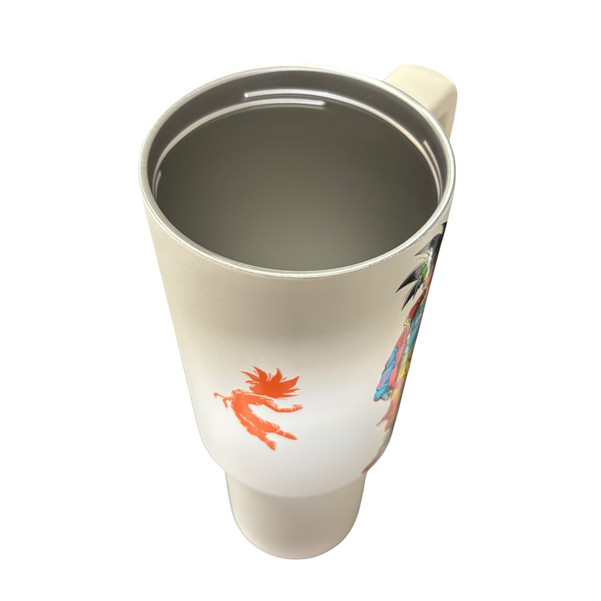 Termo De Acero Inoxidable Macarena Brand Color Blanco Mate Goku 1.2 Litros