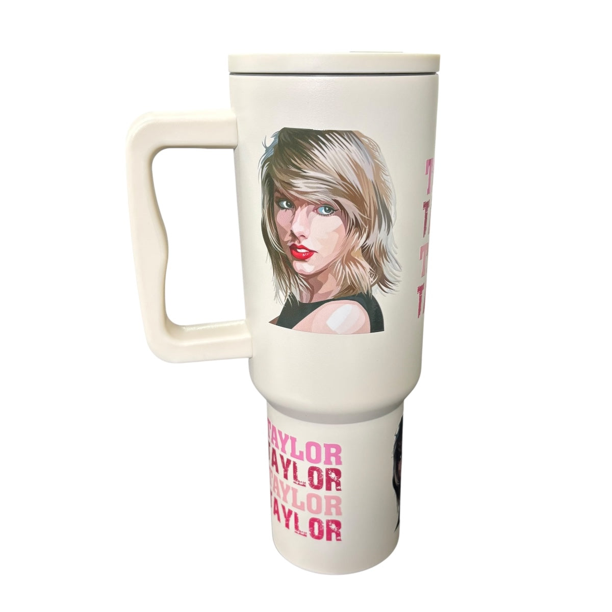 Termo De Acero Inoxidable Macarena Brand Color Blanco Mate Taylor Swift 1.2 Litros