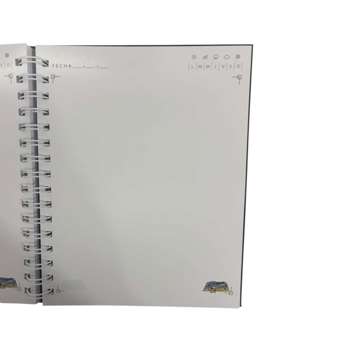 Set De 2 Piezas Termo Acero Inoxidable Y Libreta Estilo Francés Color Negro Los Caballeros Del Zodiaco