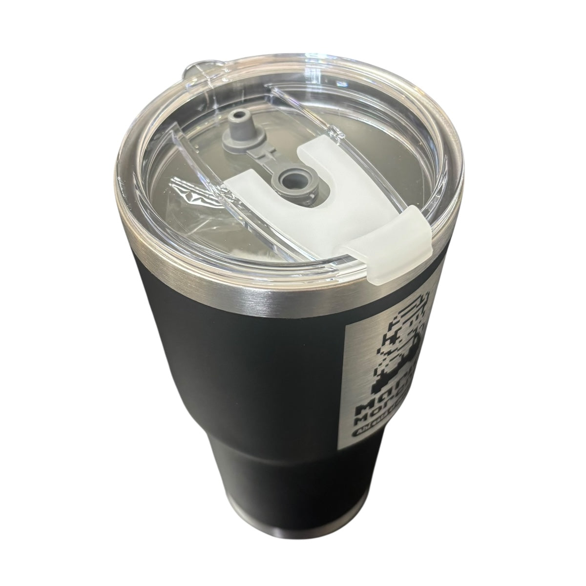 Termo De Acero Inoxidable Macarena Brand Color Negro Cantinflas 887 Mililitros