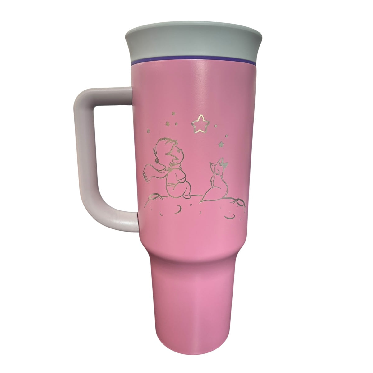 Termo De Acero Inoxidable Rosa El Principito 1.2 Litros