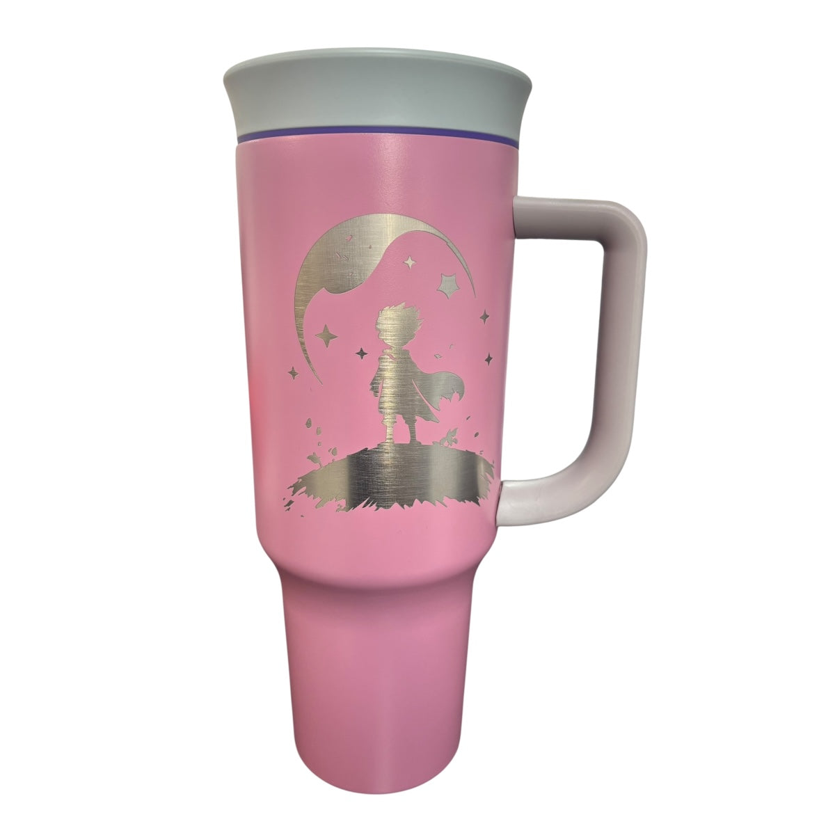 Termo De Acero Inoxidable Rosa El Principito 1.2 Litros