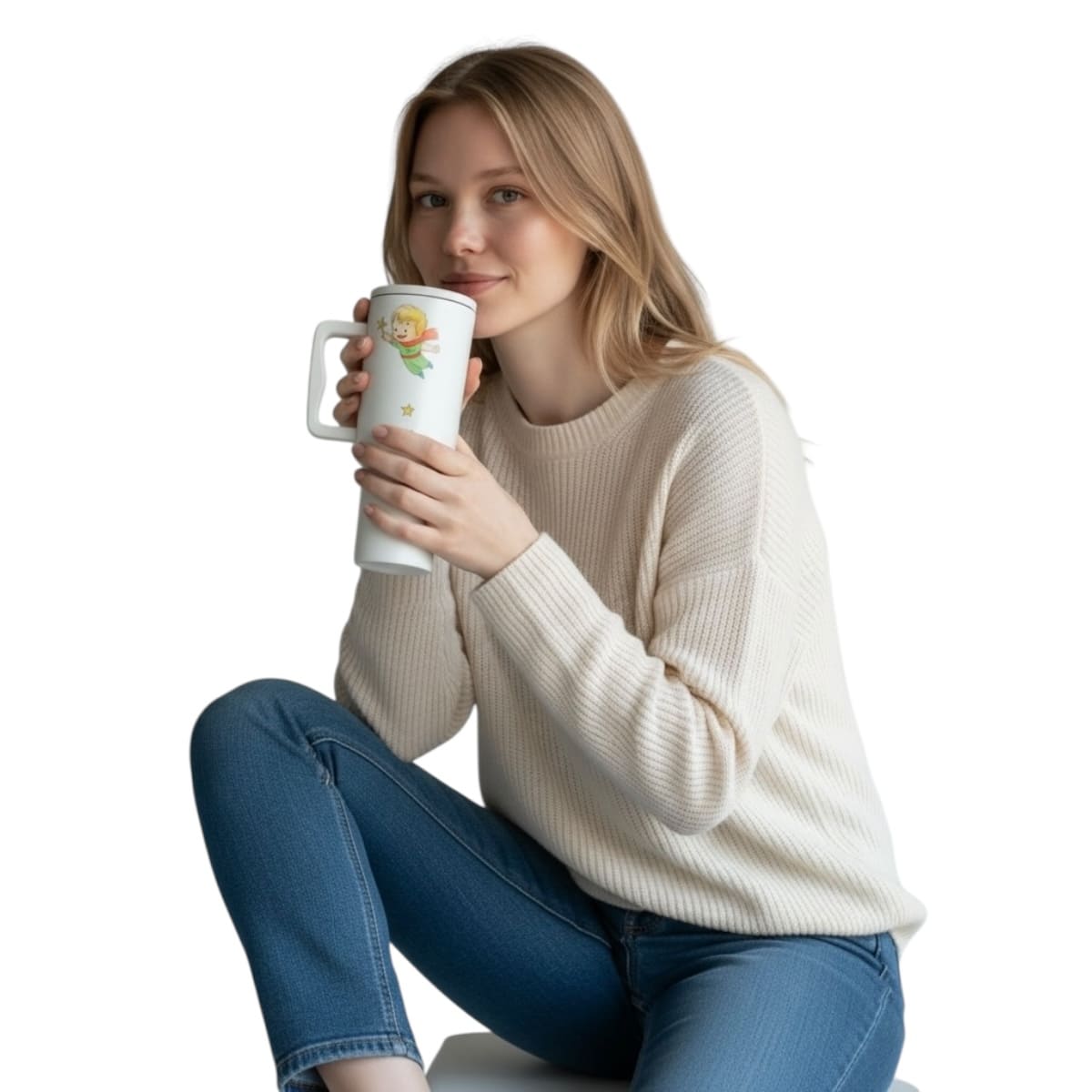 Termo Luxo Mx El Principito Color Blanco Mate