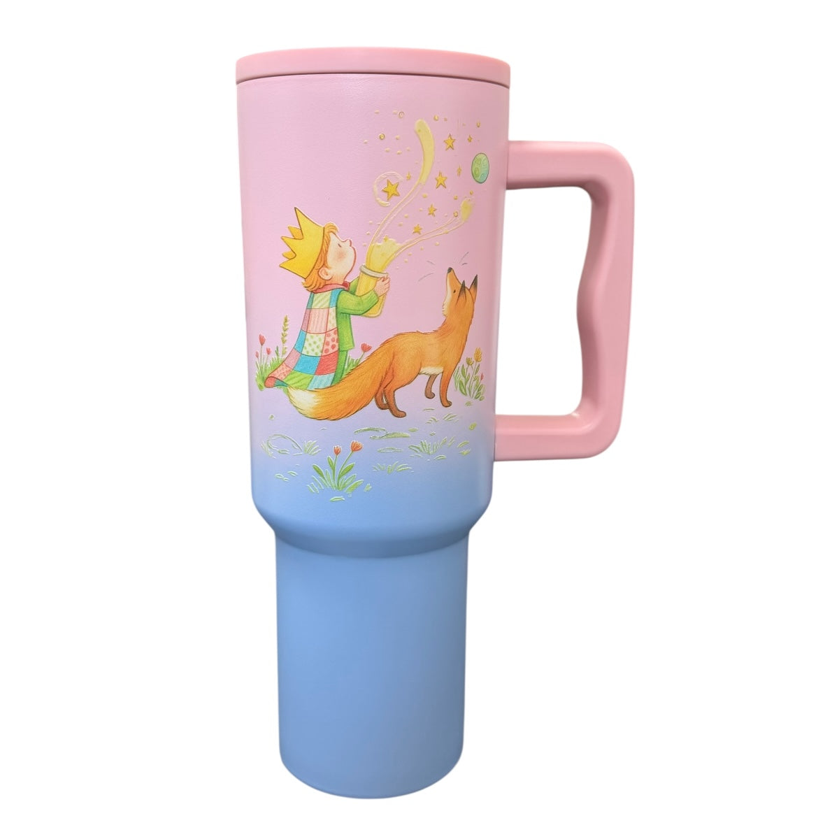 Termo Luxo Mx El Principito Rosa Con Azul