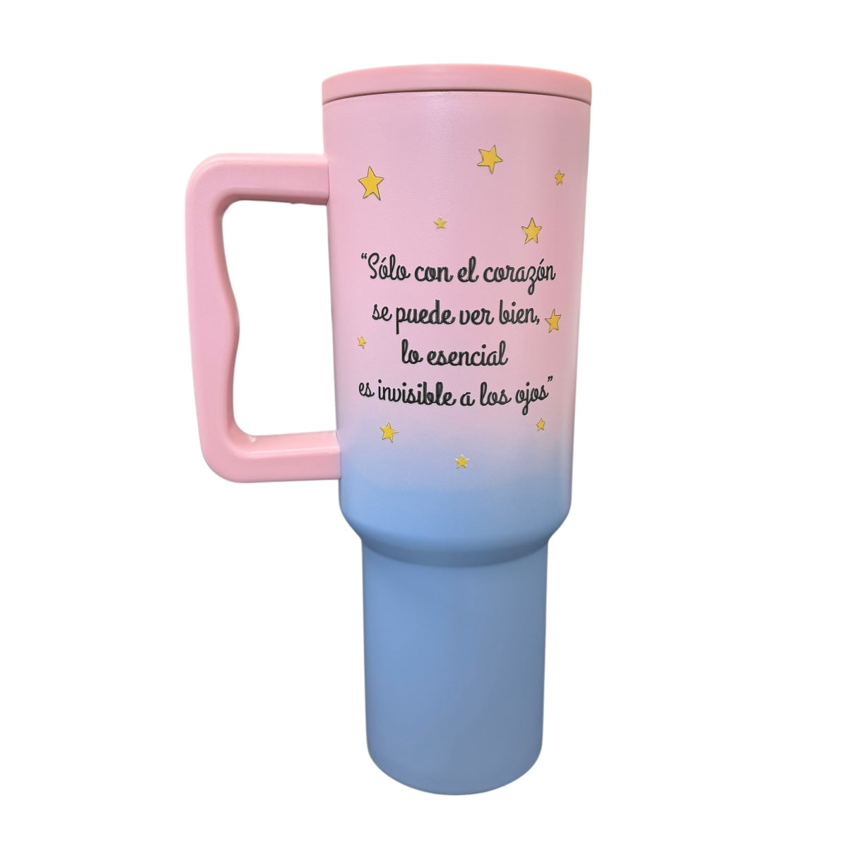 Termo Luxo Mx El Principito Rosa Con Azul