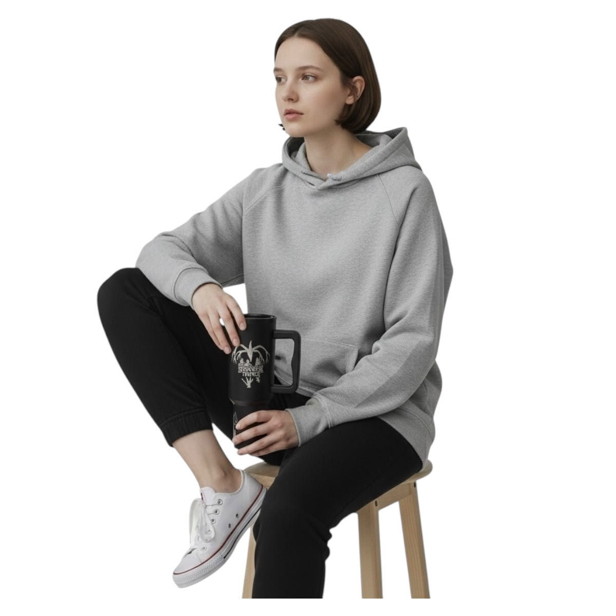 Termo Luxo Mx Stranger Things Negro