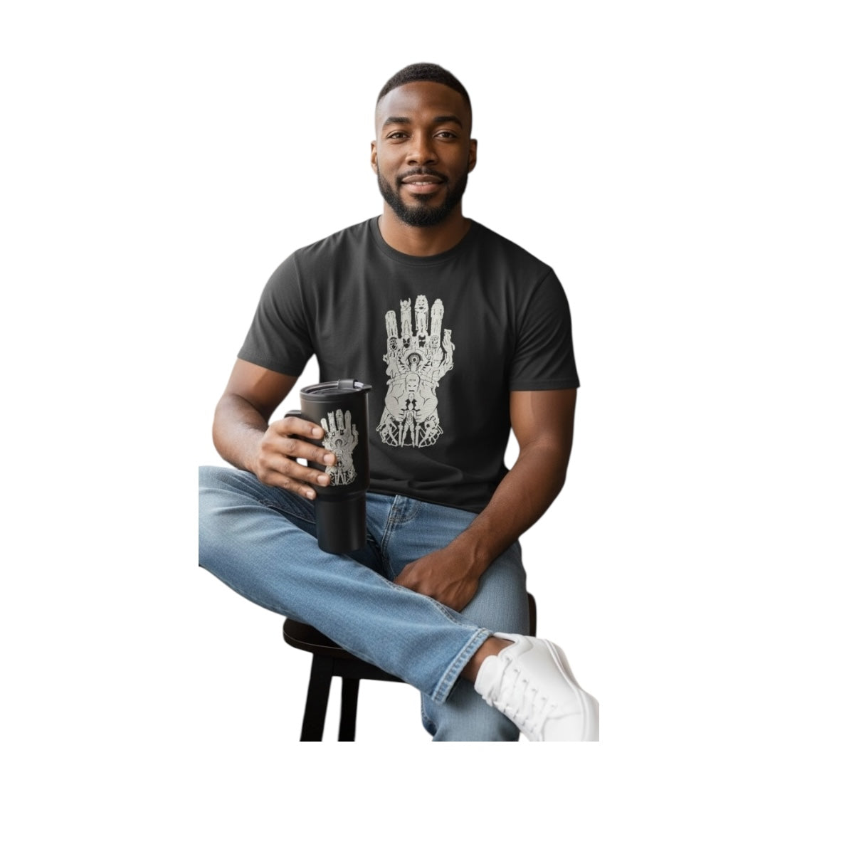 Termo Macarena Marvel Negro