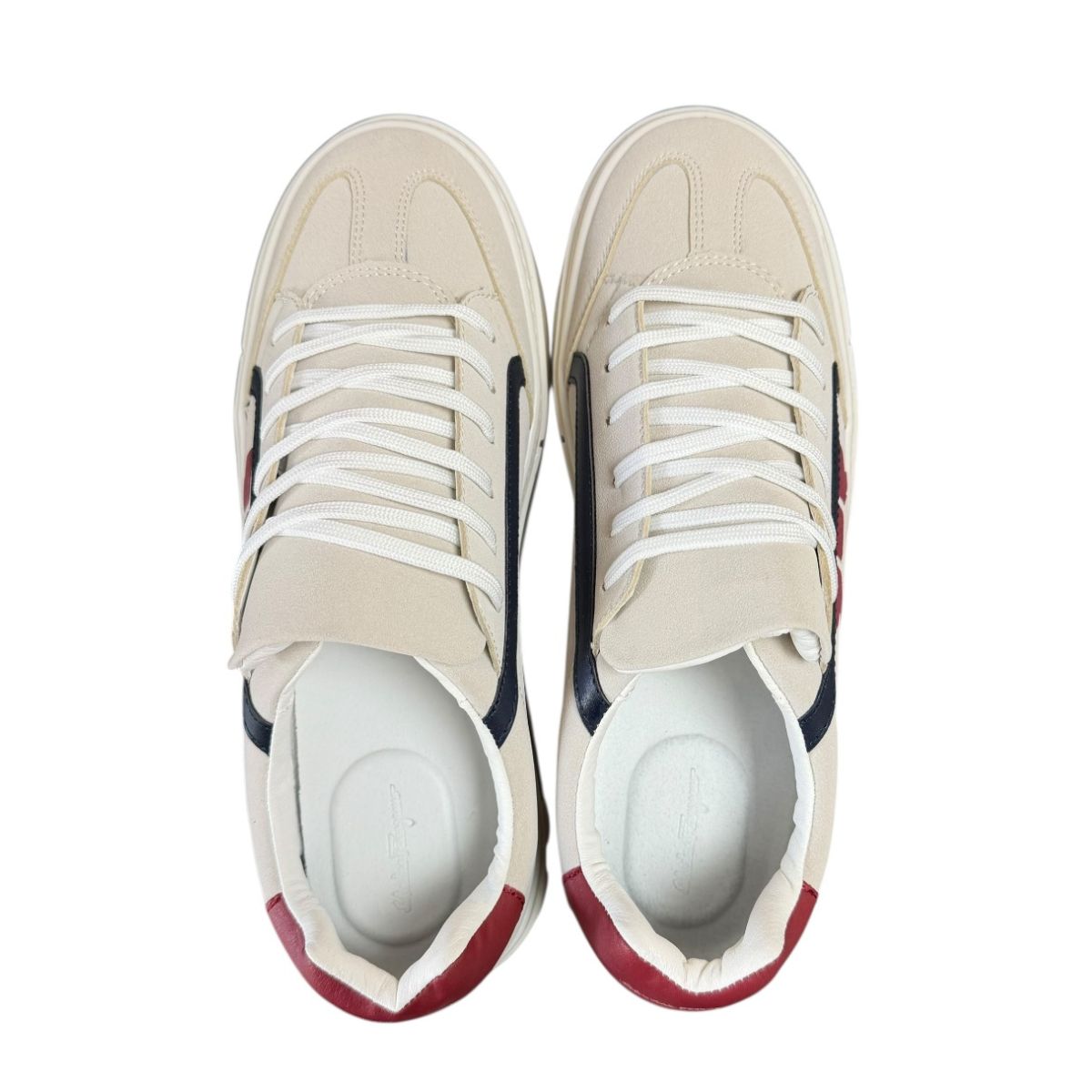Tenis Ferragamo Gancio Marfil