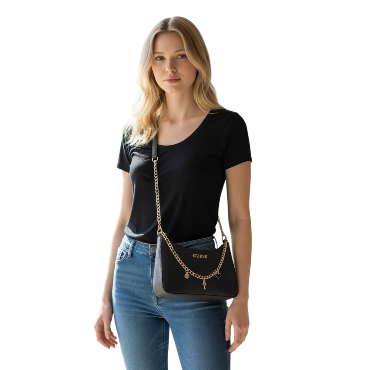 Bolsa Crossbody Guess Gris