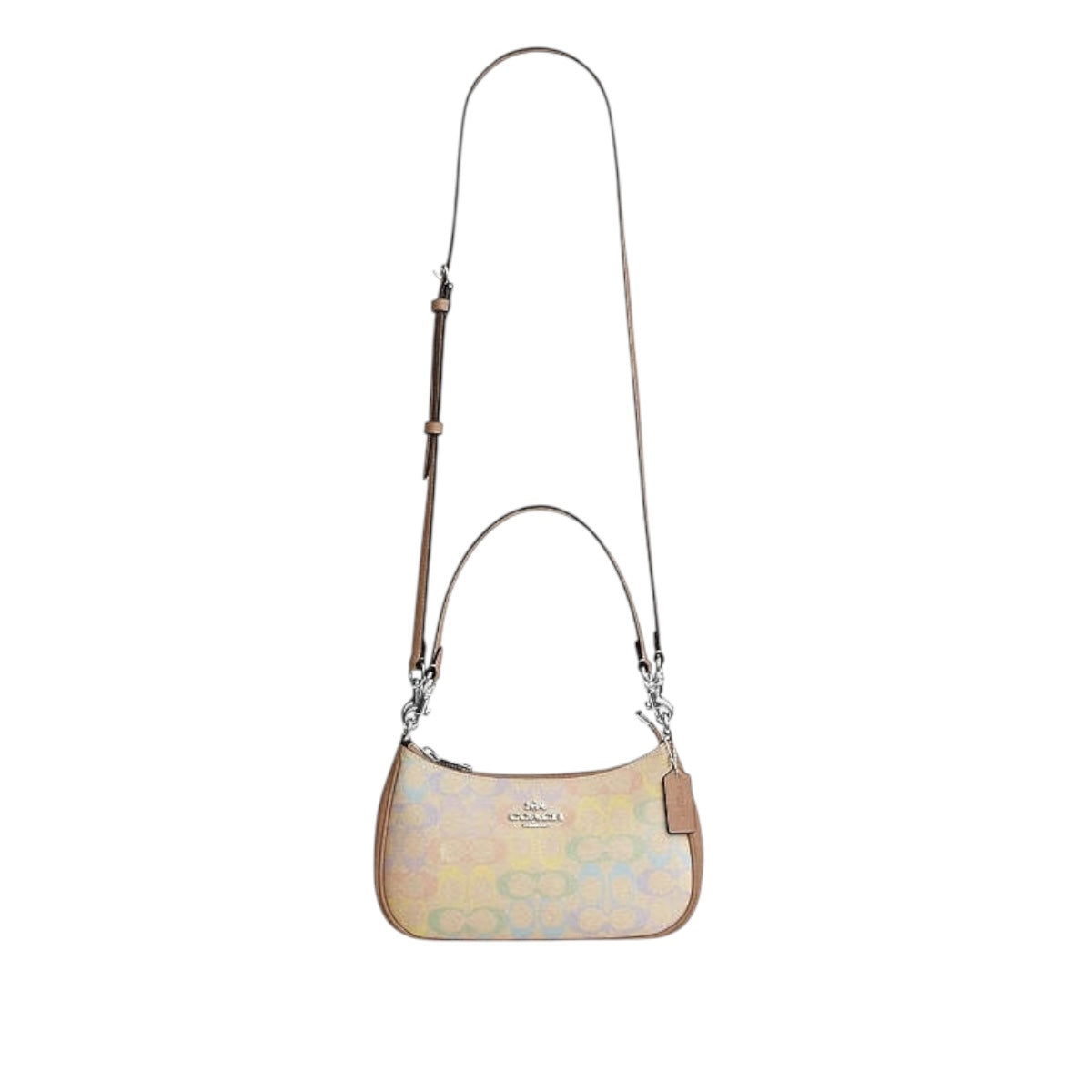Bolsa Coach Crossbody Teri Rosa Claro