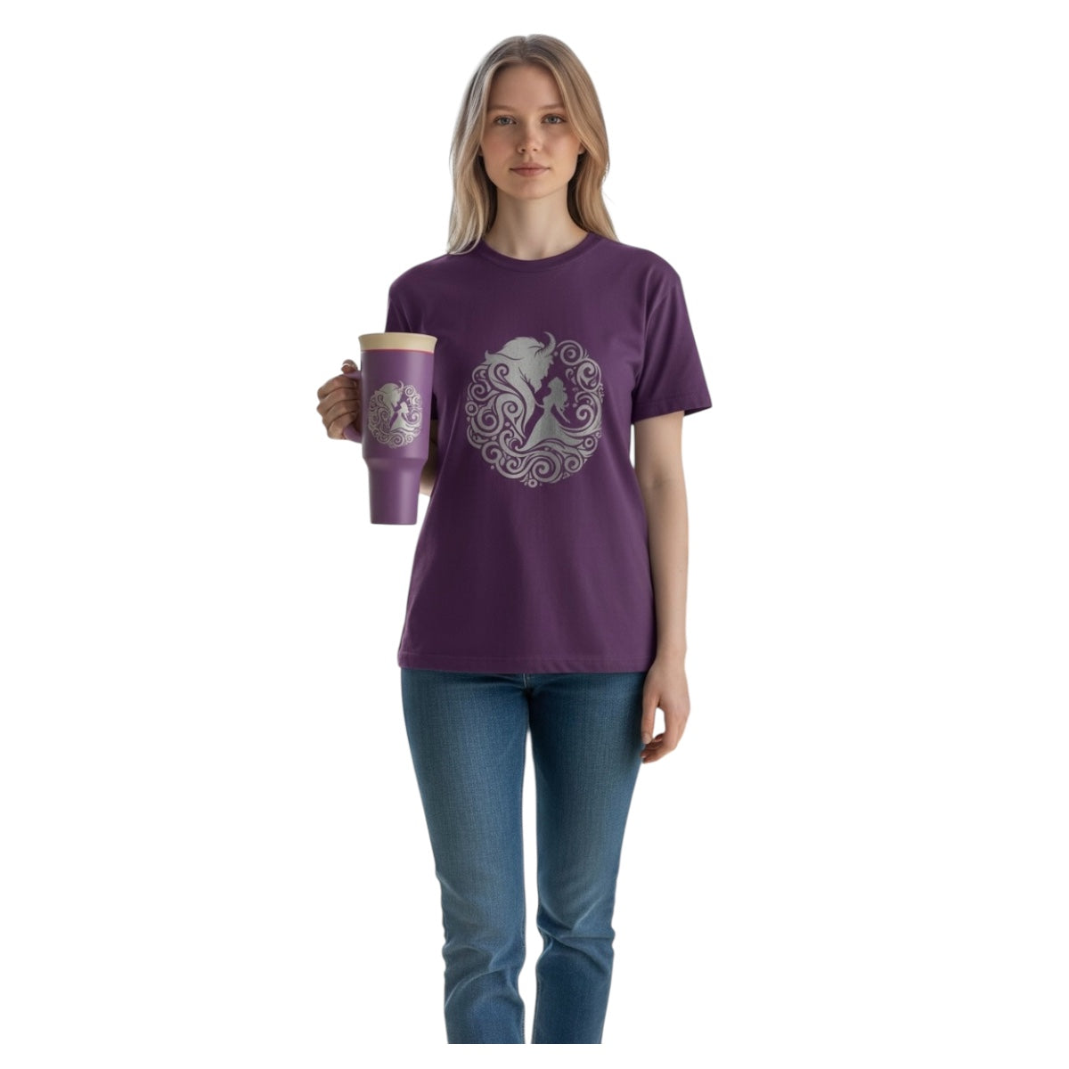 Termo Macarena Beauty And The Beast Morado Malva