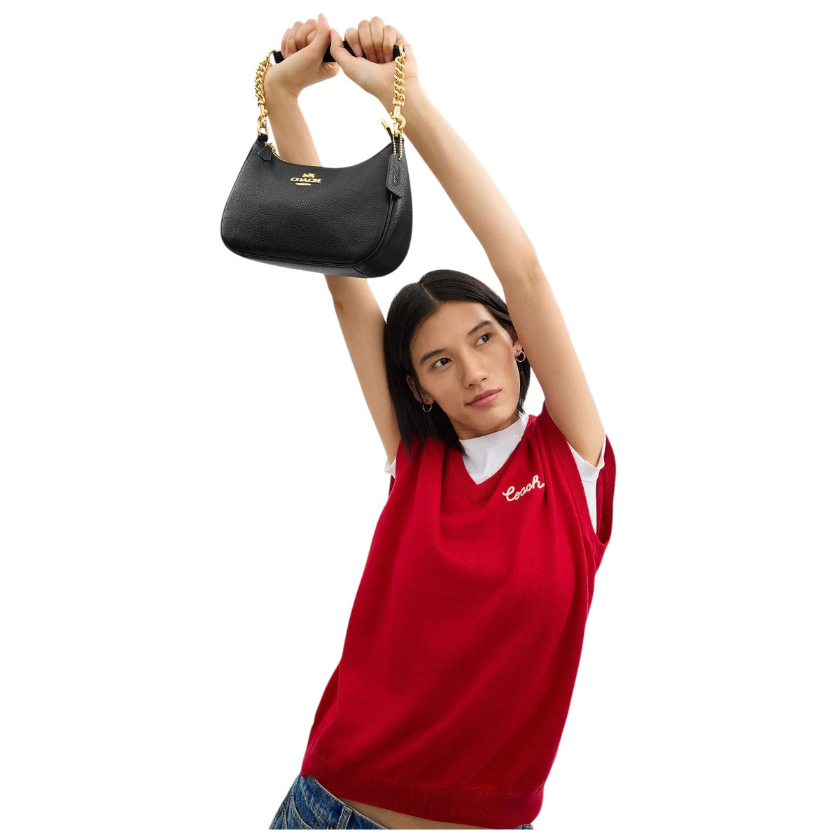 Bolsa Crossbody Coach Teri Negra