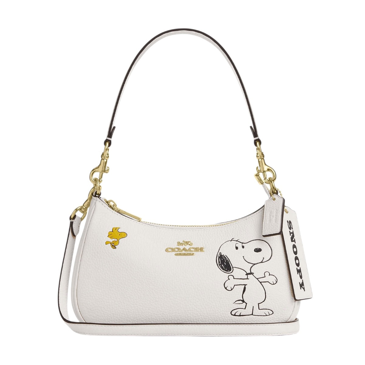 Bolsa Coach Teri Crossbody Blanca Snoopy