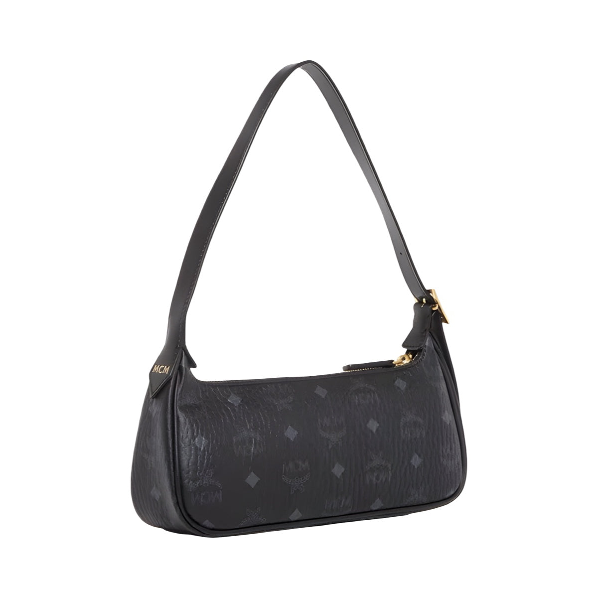 Bolsa Shoulder MCM Aren Visetos Negra