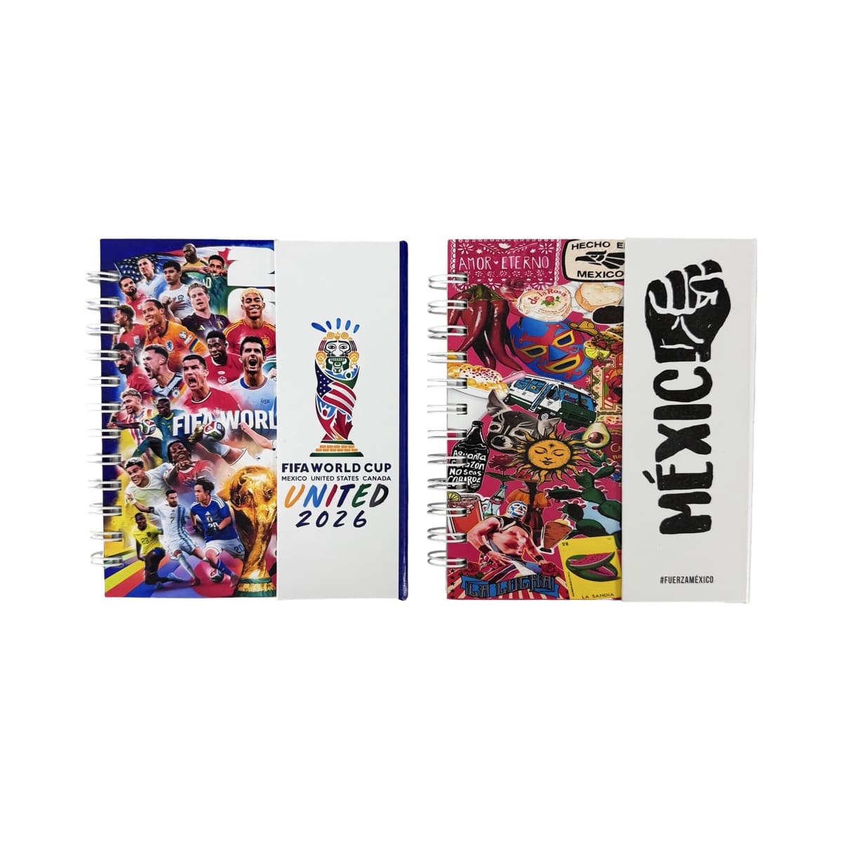 Set de 2 Libretas Luxo Mx Mundial 2026 y Viva México