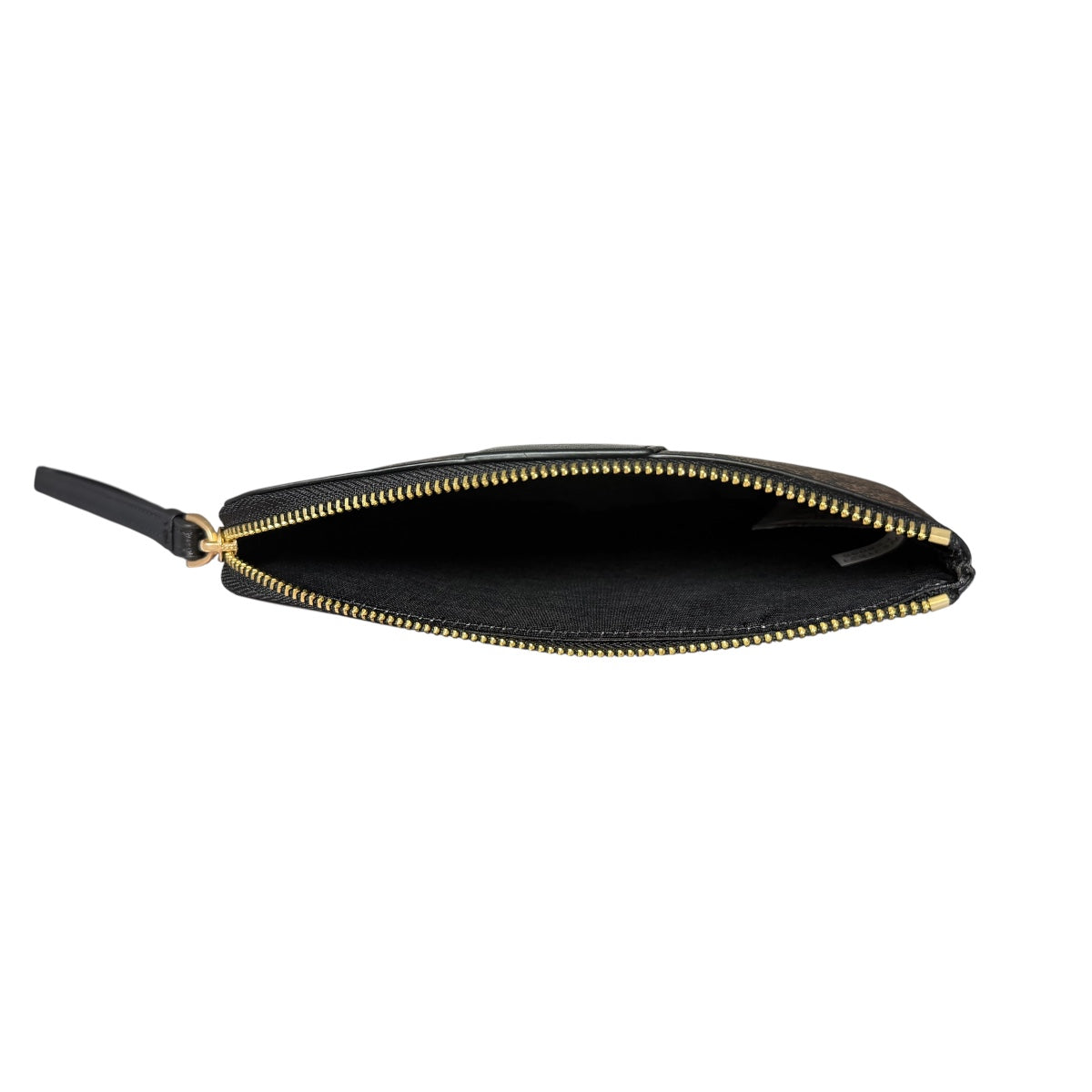 Monedero Coach Corner Zip Café