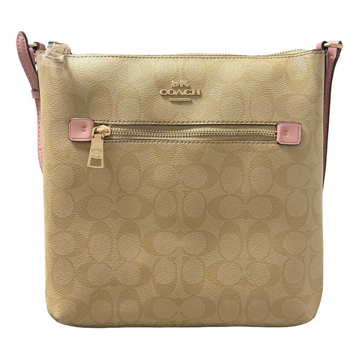 Bolsa Crossbody Coach Rowan Beige